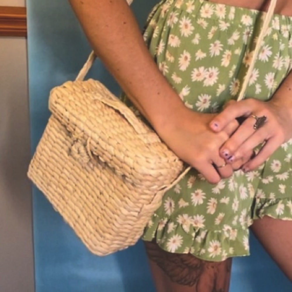 BujiBaja Woven Crossbody Beachy Purse